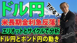 ドル円は連動している米長期金利が先週末急反落したので、ドル円も2円ほど下がっています。やはり連動するドル指数も弱含んでいます。ここからのドル円の動きをエリオットとサイクルで予測。2023年3月7日