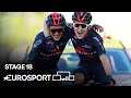 Brothers in arms crossing the line! | Tour de France 2020 - Stage 18 Highlights | Cycling