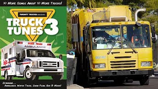 Truck Tunes 3 | Twenty Trucks Channel | 30 Minutes of Trucks and Music for Kids