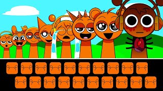 Incredibox - Every Form of Nightmare Sprunki, Orange Oren Needs My Help in Gmod! | Cartoon Animation