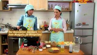 Traditional Mongolian Buuz and Bansh (Steamed and Seasoned Boiled Dumplings) (In Mongolian Traditional Mongolian Buuz and Bansh (Steamed and Seasoned Boiled Dumplings) (In Mongolian