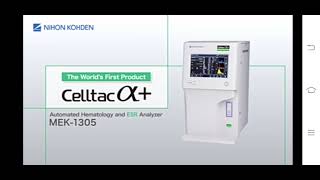 Automated Hematology and ESR Analyzer by NIHON KOHDEN