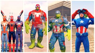 SUPERHERO MEGA BATTLE #210 MARVEL AND SUPERHERO SPIDERMAN VS HULK VS IRONMAN VS CAPTAIN AMERICA