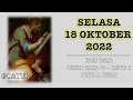 Bacaan Liturgi 18 Oktober 2022 - Selasa Pekan Biasa XXIX Tahun 2 | CATUR