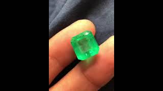 11.5 carats stunning faceted emerald available for sale from Afghanistan panjsher