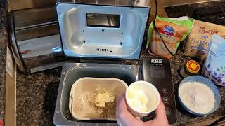 Using my KBS bread maker: Baking Gluten free bread - Try 2 video (fail)