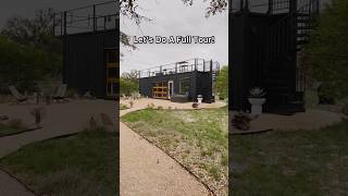 40ft Prefab Tiny Shipping Container Home! (60 Second Airbnb Tour)