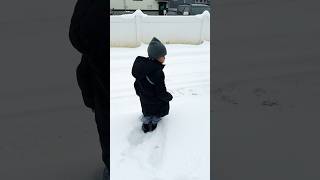 🇨🇦好深的雪❄️ #加拿大 #卡加利 #踏踏 #雪系列 #snow #frozen #play #outdoors #letitgo