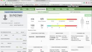 Doctor Dashboard tutorial