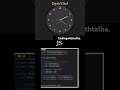 I Made a Digital Clock Using Only HTML & CSS
