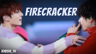 Firecracker~Taekook Hindi Song Mix FMV | Laal Rangi Chola