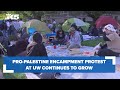 Pro-Palestinian encampment protest at UW continues to grow