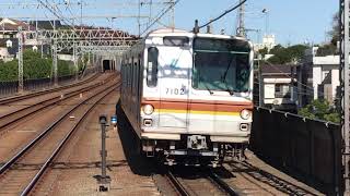 【10両メトナナ】東京メトロ7102F特急元町・中華街行き　多摩川駅通過