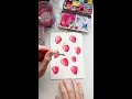 Paint Easy Watercolor Strawberries With This Fun Technique [Beginner Friendly]