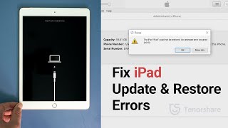 How to Fix iPad Could Not Be Restored Error 4013/2015/9/14
