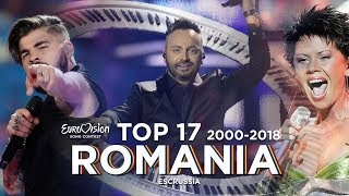 Romania in Eurovision - Top 17 (2000-2018)