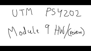 Module 9 Homework Walkthrough - [UTM PSY202]