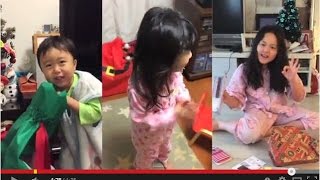 【ほっこり】クリスマス当日朝の子どもたちの表情がかわいい！