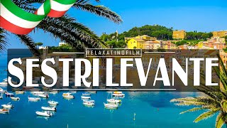 Beautiful Sestri Levante 4K • Relaxing Italian Music, Instrumental Romantic • Video 4K UltraHD