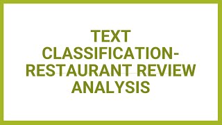 Restaurant Review Sentiment Analysis E2E model | Bag of Words + GaussianNB | NLP in Python