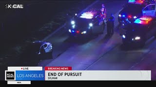 LASD deputies arrest stolen vehicle suspect following brief pursuit