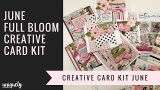 June Full Bloom Creative Card Making Kit