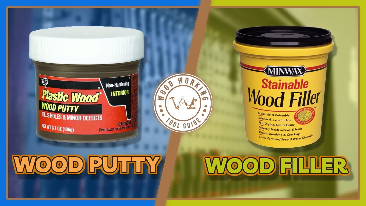 Wood Putty Vs. Wood Filler: Which Is Best For Your Woodworking? - YouTube