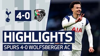 Dele Alli scores OUTRAGEOUS bicycle kick! HIGHLIGHTS | SPURS 4-0 WOLFSBERGER AC | UEFA Europa League
