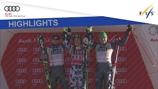 Highlights | Hirscher matches Tomba with a 4th Giant Slalom win in Alta Badia | FIS Alpine