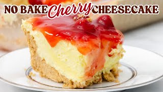 Make the Fluffiest No-Bake Cherry Cheesecake