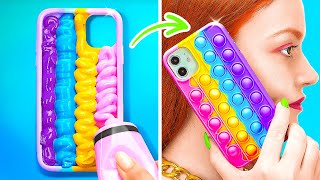 AWESOME DIY SQUISHY IDEAS THAT EASY TO MAKE || Phone Case Ideas by 123 GO! SCHOOL
