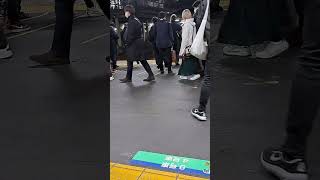 JR常磐線日暮里駅の様子。