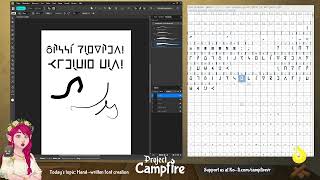 Creating our own fonts and language talks -Full Dev Stream