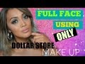 Full Face Using Only Dollar Store Makeup (CHALLENGE)