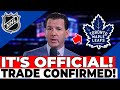 CONFIRMED NOW! I TOOK EVERYONE BY SURPRISE BY SWITCHING JAKE MCCABE! MAPLE LEAFS NEWS TODAY