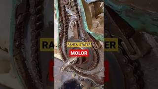 RANTAI STATER HONDA C SERIES MOLOR#shorts#melat#panjang#minta ganti#sudah parah#ganti baru#c series