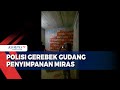 Polisi Gerebek Gudang Penyimpanan Miras