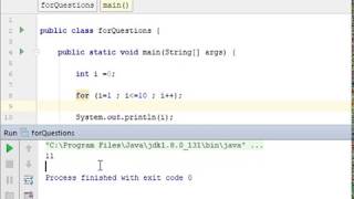Java for loop interview question