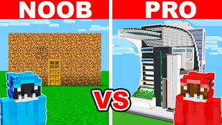 NOOB vs HACKER: Hice Trampas en un Reto de Construcción (Minecraft)