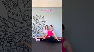 Mama Taught me Front Split😱 ​@natalie_yogafit1516 💖 #tutorial #tips #splits