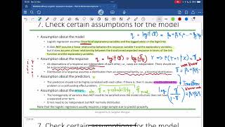 DL3.uncut ตรวจสอบเงื่อนไขการใช้ตัวแบบการวิเคราะห์ถดถอยลอจิสติก logistic regression model assumptions