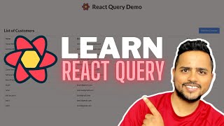 React Query Crash Course | Fetch, Cache, Prefetch data using React Query | Akash Devgan