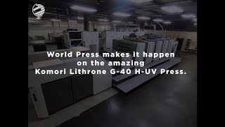 World Press Komori Lithrone G40 with H-UV