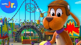 Solving the Rollercoaster Slobbery! 🎢 | Go, Dog. Go! | Netflix Jr