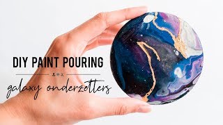 DIY PAINT POURING ONDERZETTERS | IMAKIN