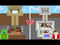 Minecraft NOOB vs PRO: MODERN SECRET BASE BUILD CHALLENGE