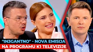 "In3gantno" - nova emisija na programu K1 televizije | Tijana Prica i Ognjen Nestorović | URANAK1