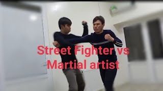 Street Fighter vs Martial artist factory fight scene. @qodir17