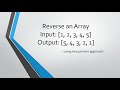 Reverse an Array Instantly in Java | Two Pointer Trick✨