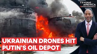 Putin "Fumes" as Ukrainian Drones & Missiles Hit Russia's Oil Refineries | Firstpost America